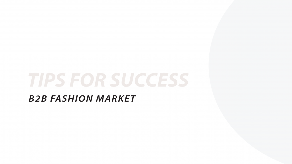 B2B fashion market.
