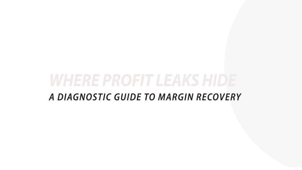 Where Profit Leaks Hide in Fashion Brands: A Diagnostic Guide to Margin Recovery