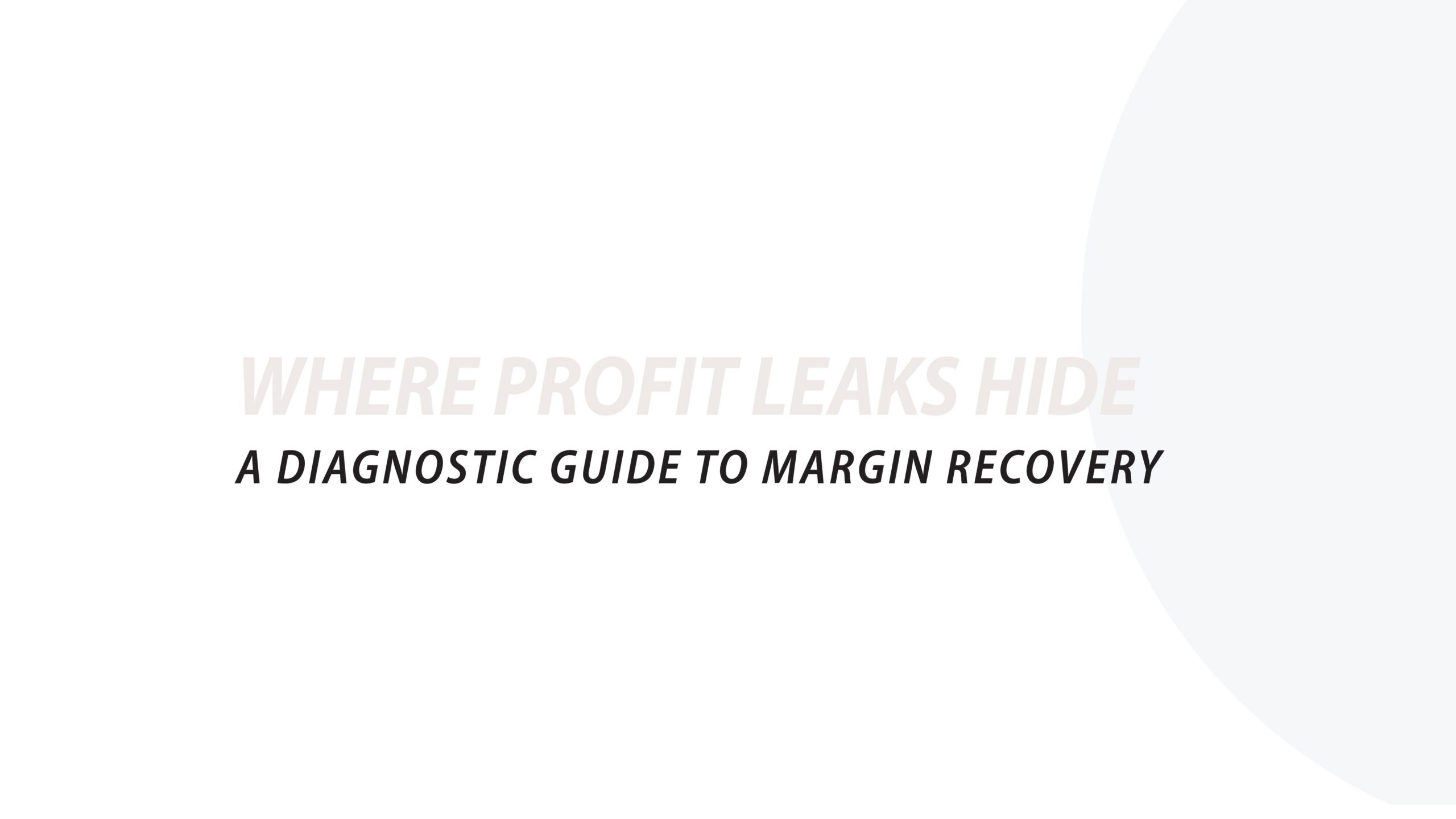 Where Profit Leaks Hide in Fashion Brands: A Diagnostic Guide to Margin Recovery